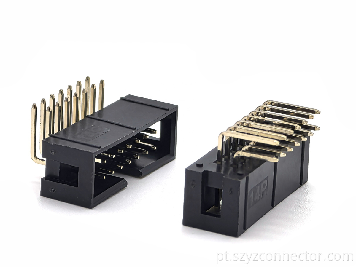 2.54mm Box header Right Angle Dual Row